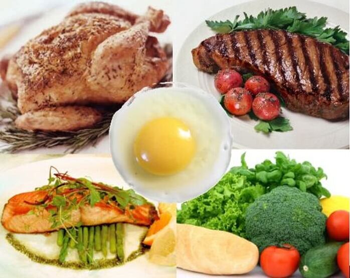 A 14 napos fehérje diétás menüben szereplő ételek a fogyás érdekében